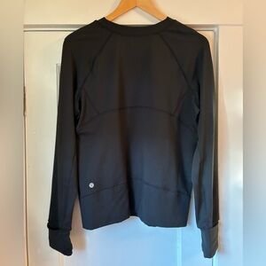 Lululemon It’s Rulu classic Long sleeve. Black Crew Neck Sweater- 8